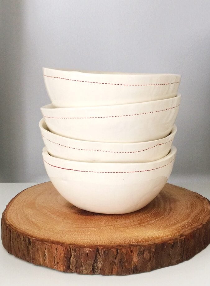 Customized Ceramic Cereal Bowls! What a great Christmas Gift Idea!