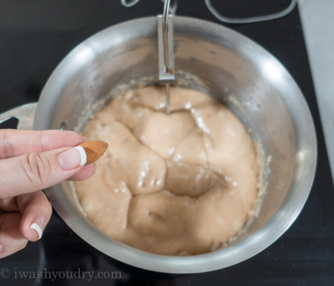 Crazy easy, 5 ingredient, White Chocolate Almond Roca! My family can't get enough of this stuff! 