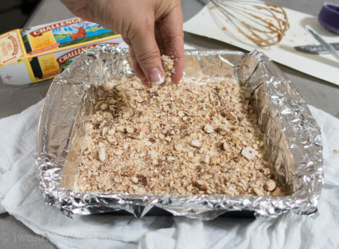 Crazy easy, 5 ingredient, White Chocolate Almond Roca! My family can't get enough of this stuff! 