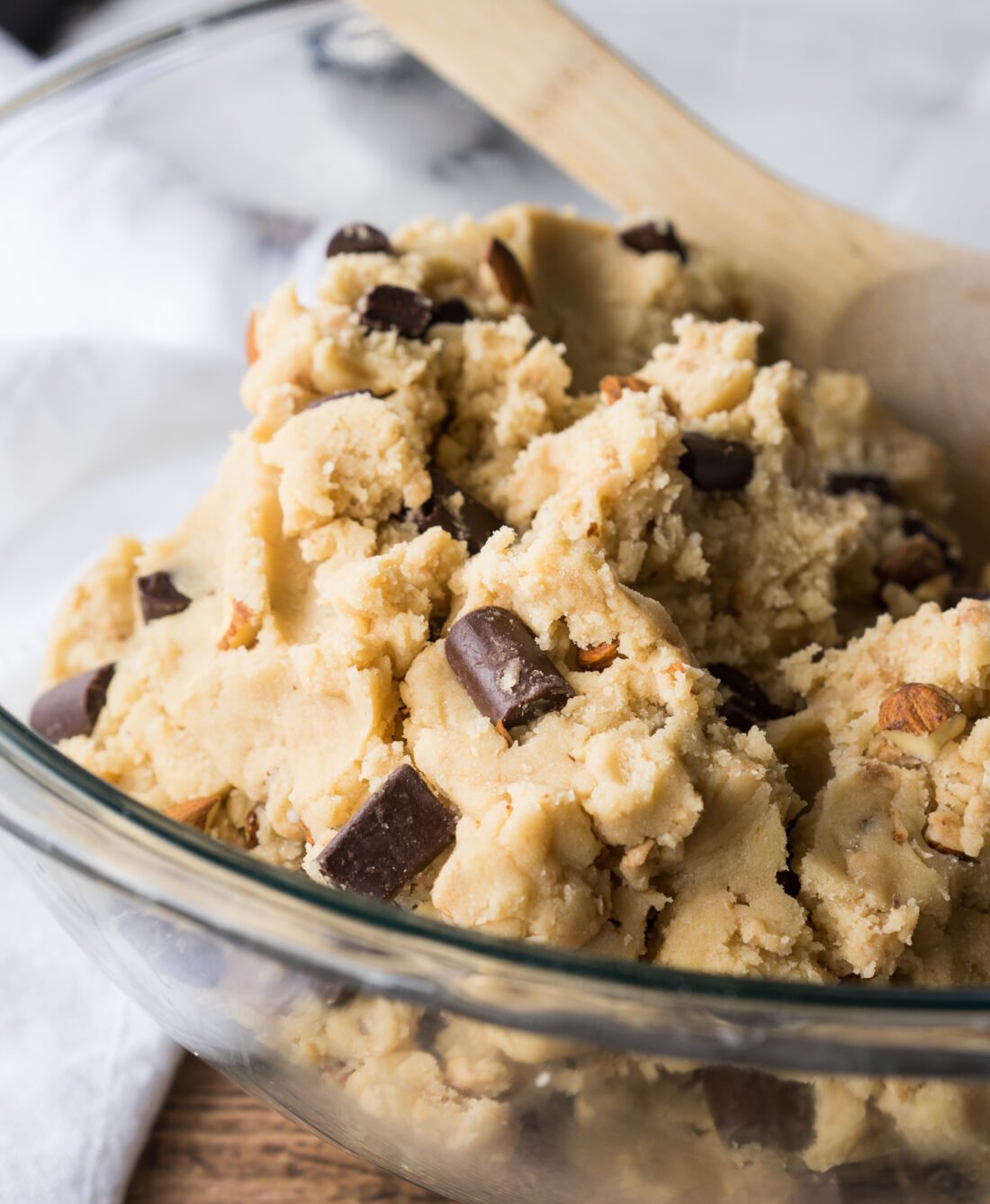 Almond Toffee Chocolate Chunk Cookies - I Wash You Dry