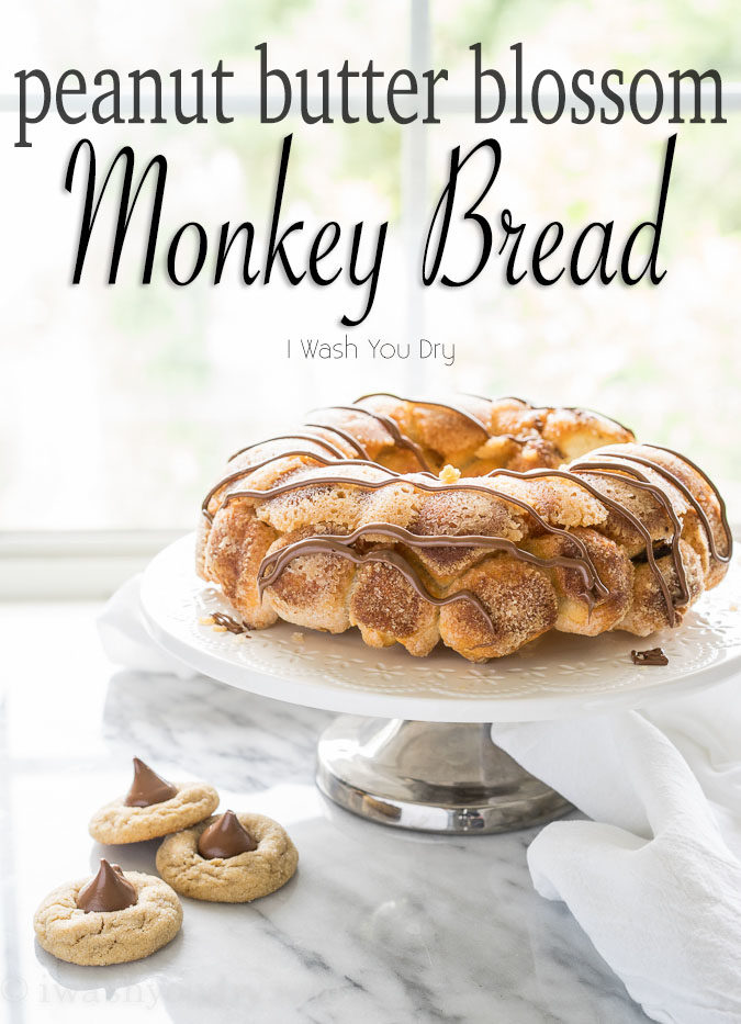 All the goodness of the classic peanut butter blossom, wrapped up in a warm and delicious monkey bread! My family loves this fun dessert recipe, but sometimes we even eat this for breakfast! 