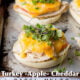 These Turkey Apple Cheddar Bagel Melts are super easy to whip up for a quick lunch, and are perfect for a group of friends too!