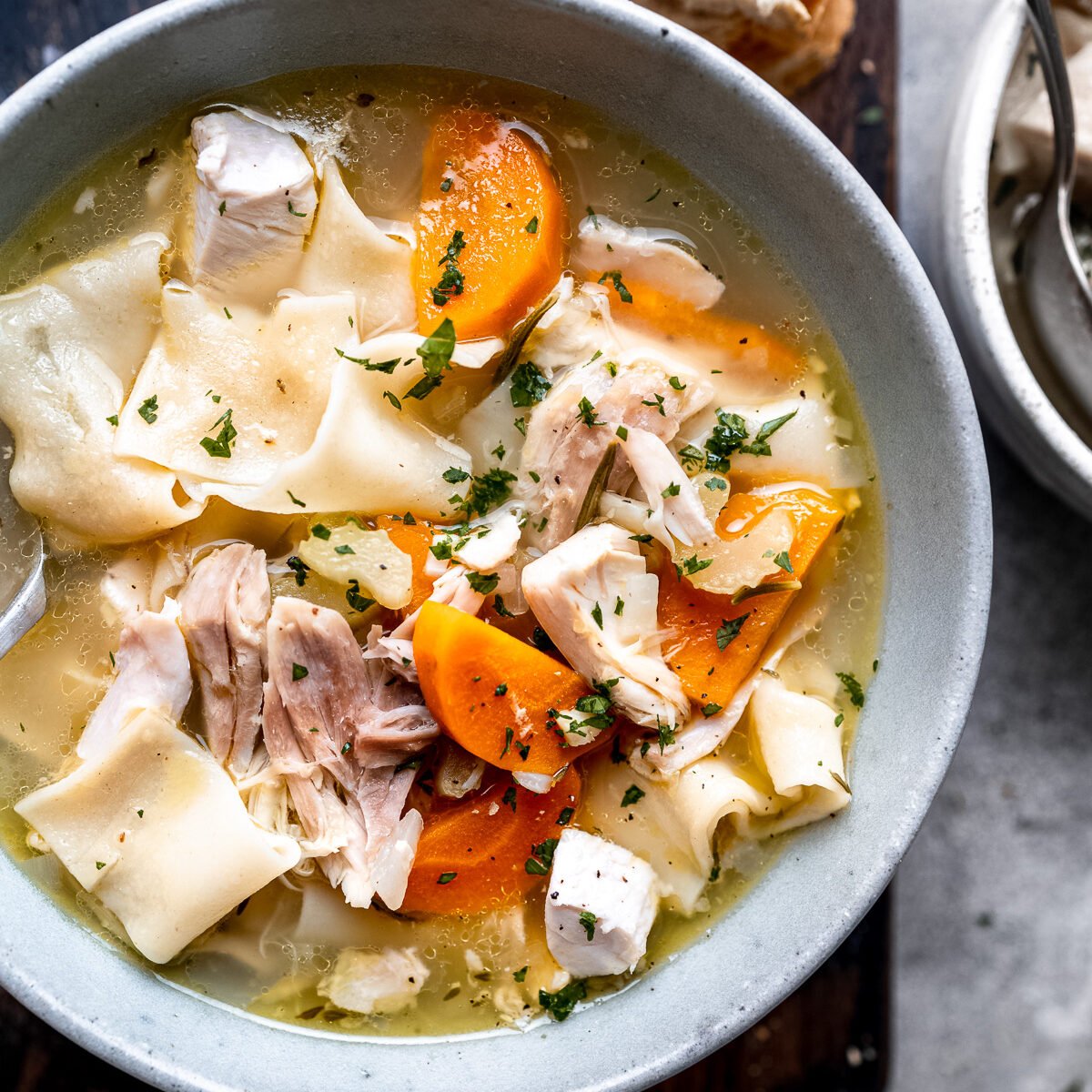 Homemade Turkey Noodle Soup I Wash You Dry Cup coffeeco