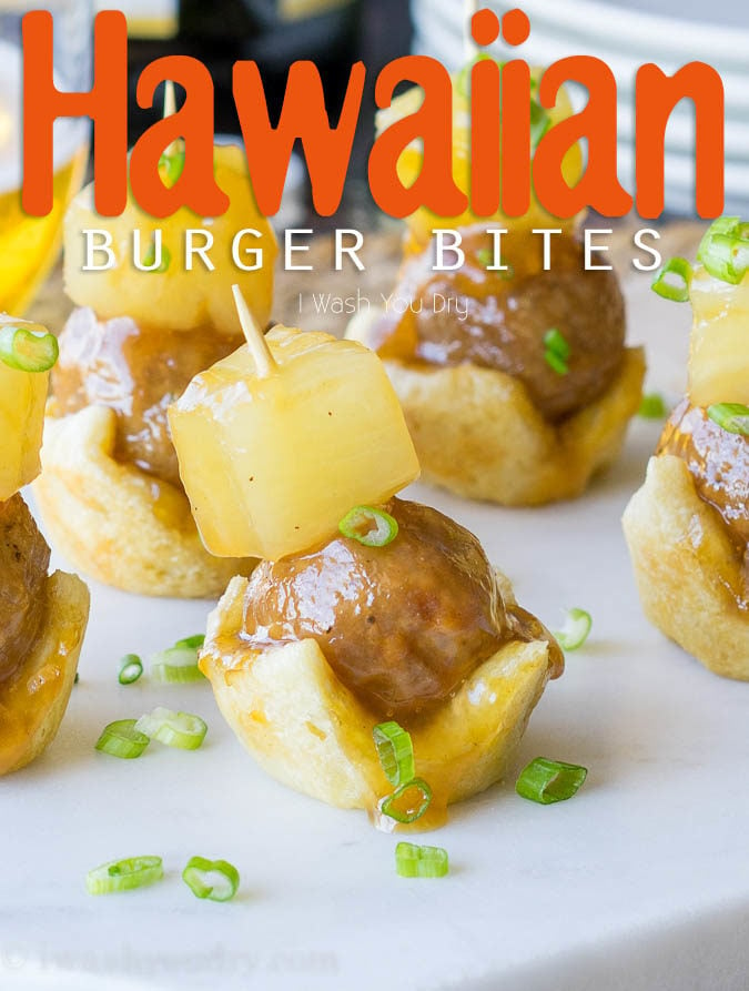 I love how easy these Hawaiian Burger Bites are to make! My whole family loved this simple appetizer recipe, and it was perfect finger food for game day! 