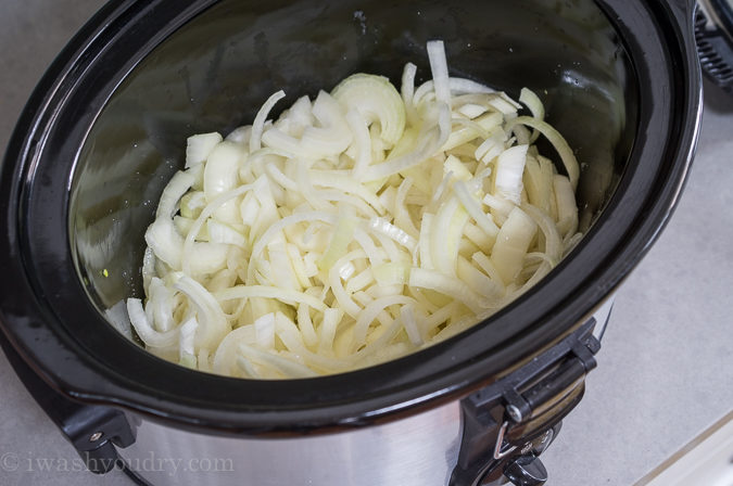 Slow Cooker French Onion Soup - I Wash You Dry