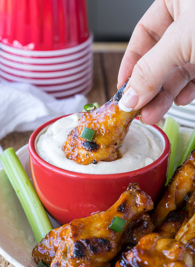 These Easy Baked Honey BBQ Chicken Wings are such a quick appetizer, you'll be chowing down in no time!