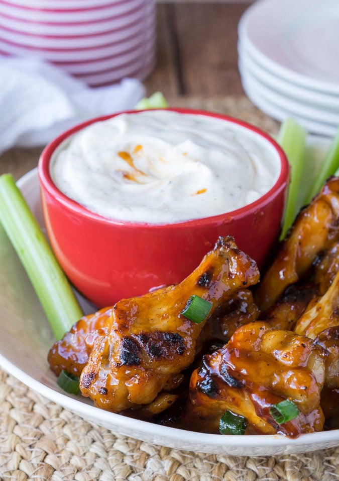 These Easy Baked Honey BBQ Chicken Wings are such a quick appetizer, you'll be chowing down in no time!