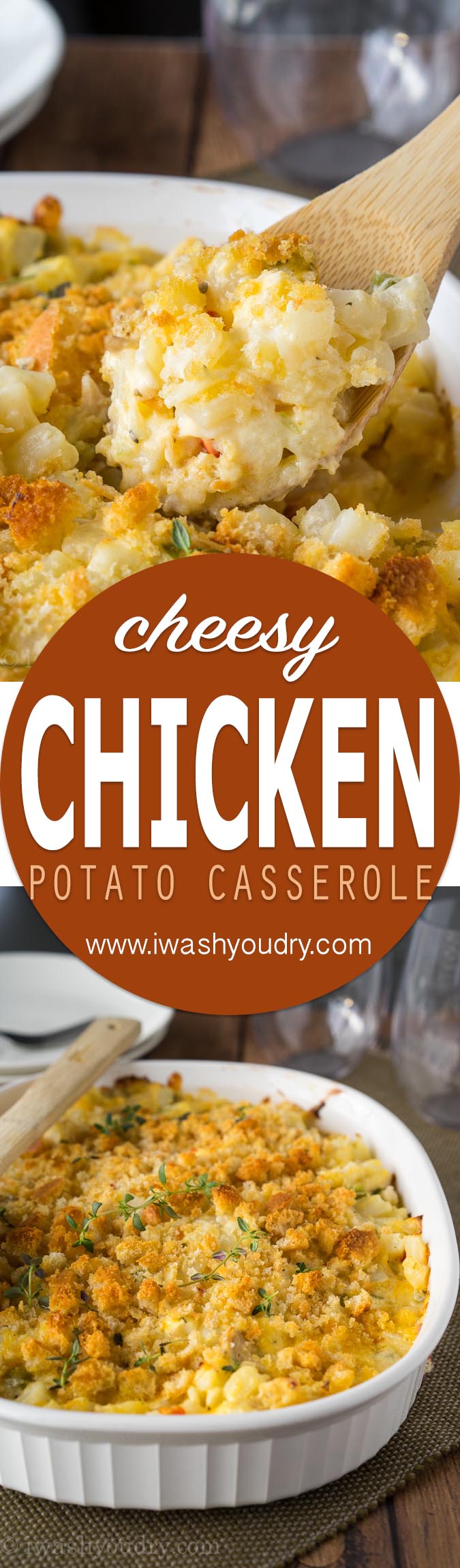 My whole family loved this Cheesy Chicken Potato Casserole! It came together so quickly and tasted amazing. Going to make it again very soon!