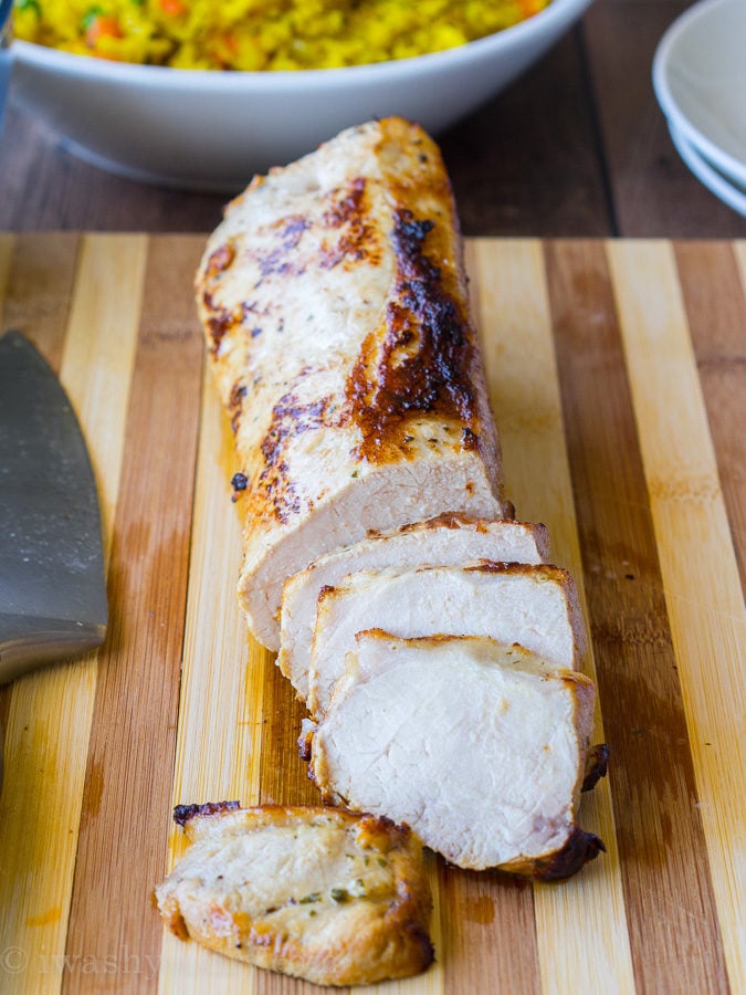 Lemon Salt Roasted Pork Loin - Dinner, then Dessert