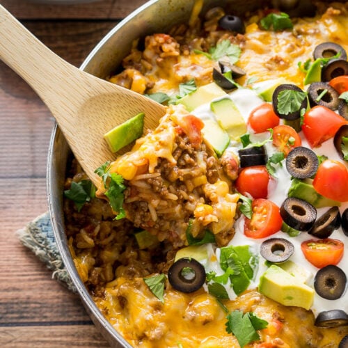 Easy Taco Rice Recipe  Dinners, Dishes & Desserts