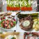Love all of these Romantic Valentine's Day Dinner Ideas! From appetizers to mains, sides and even desserts!