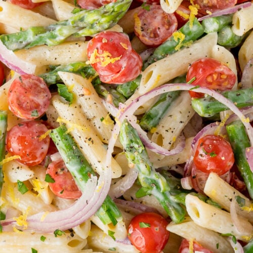 Asparagus Pasta Salad - I Wash You Dry