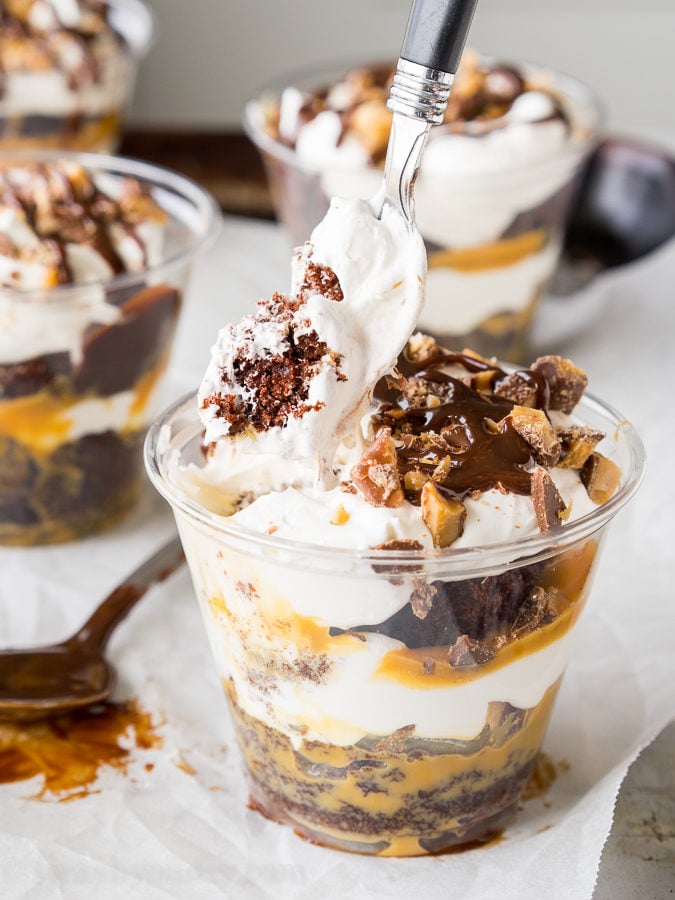 These Better Than Anything Cake Trifles are perfect for parties!!