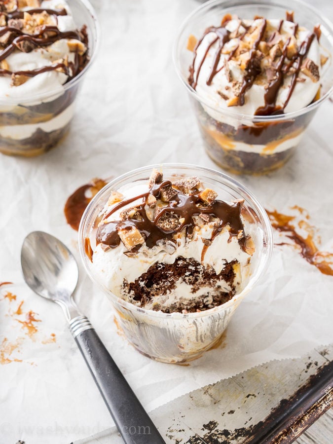 These Better Than Anything Cake Trifles are perfect for parties!!