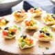 These Fire Roasted Corn and Avocado Bites are a super quick and easy snack or appetizer. Perfect party food!