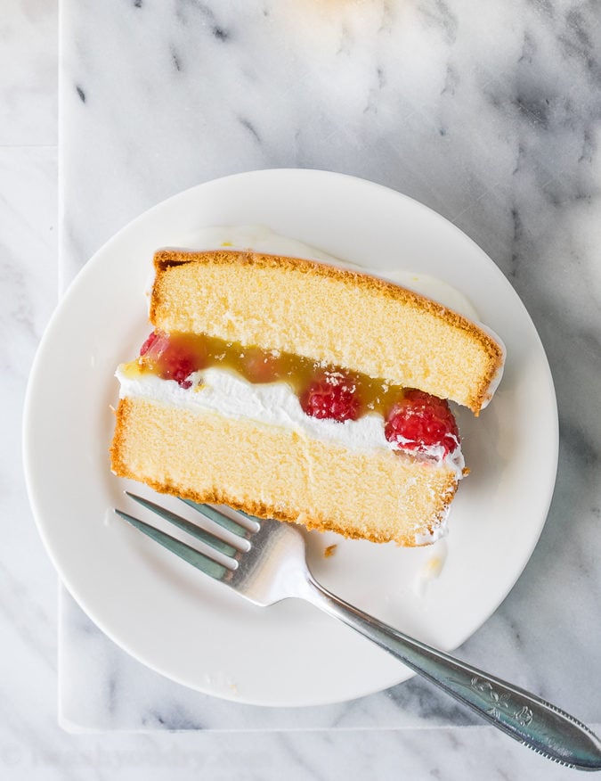 Lemon Raspberry Stuffed Pound Cake | I Wash You Dry