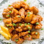 This Orange Chicken recipe is a homemade copycat version of Panda Express. So good and so easy to make!