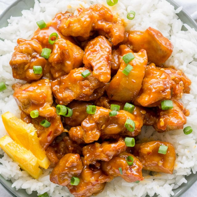 Vegetarian Orange Chicken Cauliflower - I Wash You Dry