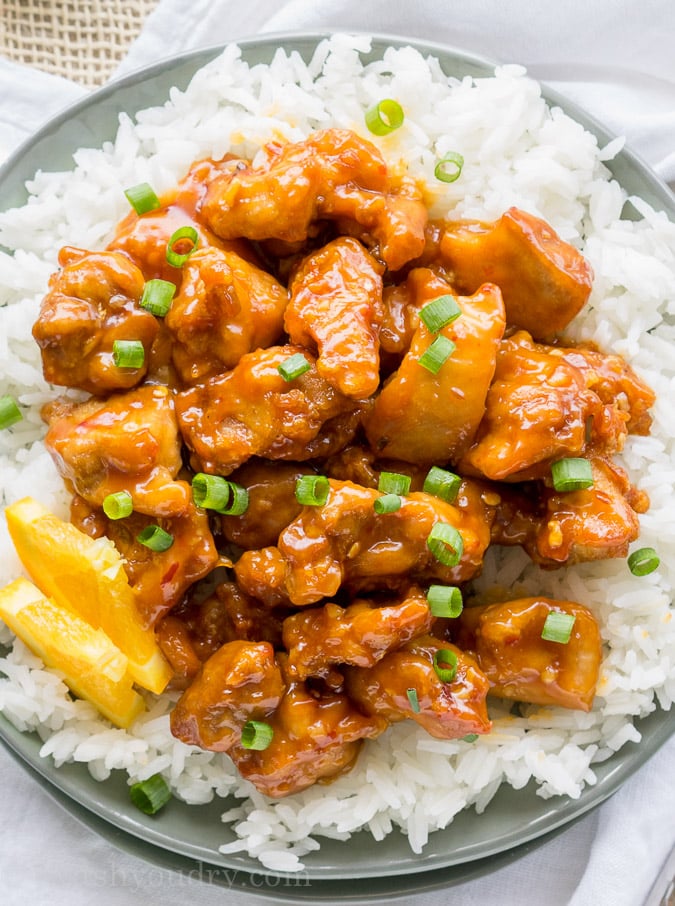 Best Orange Chicken Recipe I Wash You Dry