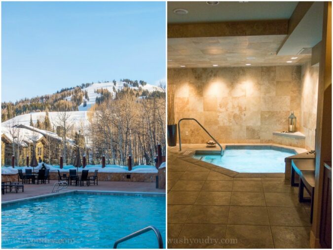 Pool and Spa facilities at Stein Eriksen Lodge in Deer Valley Resort