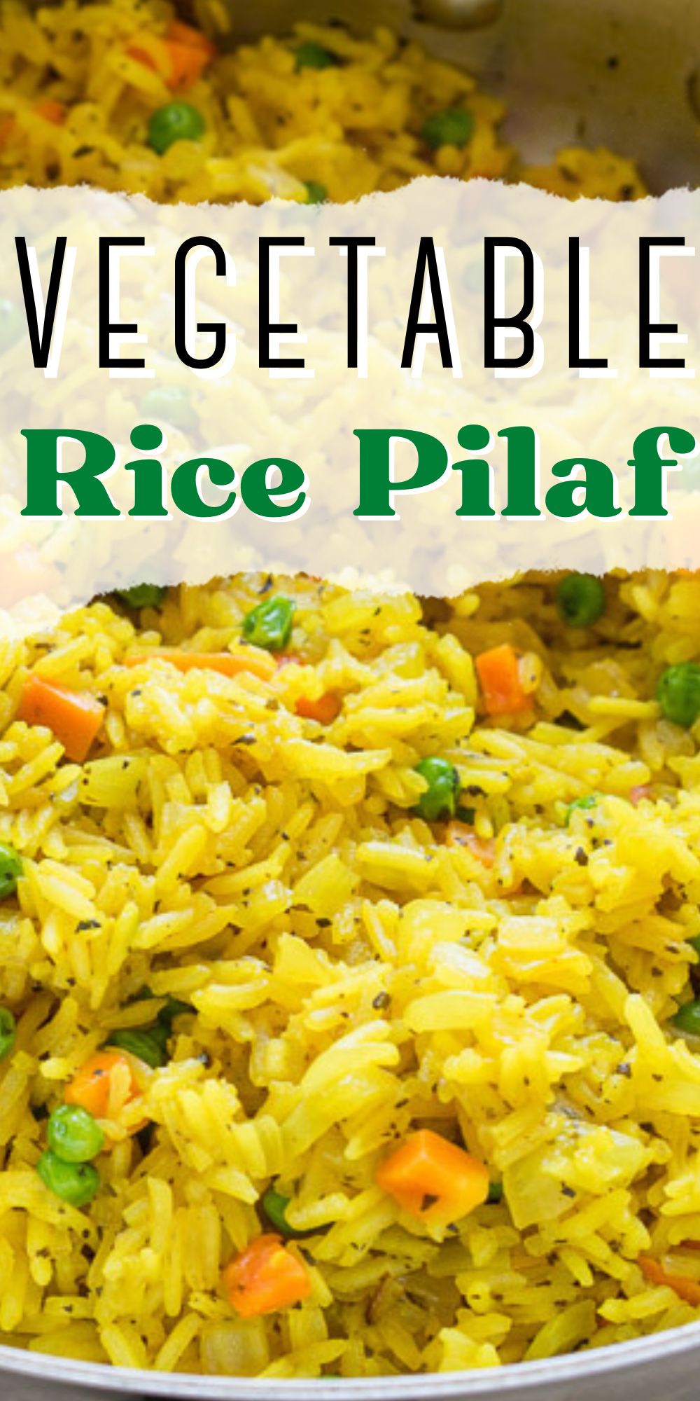 Easy Vegetable Rice Pilaf - I Wash You Dry
