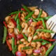 I'm in love with this Pacific Chili Shrimp Stir Fry. It tastes just like the popular new dish at Panda Express. Super quick and easy, my whole family loves it!