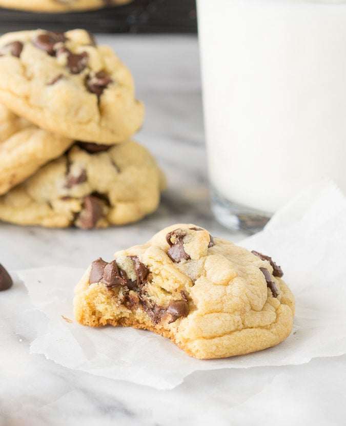 These Chocolate Chip Pudding Cookies have an extra special ingredient that makes them taste out of this world! Super soft and chewy even days later!