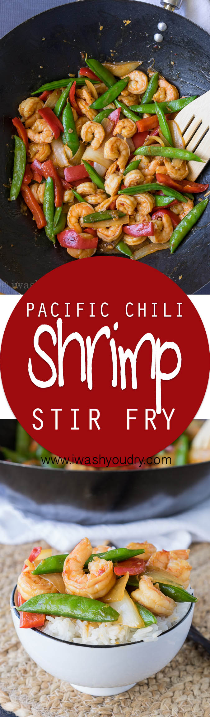 I'm in love with this Pacific Chili Shrimp Stir Fry. It tastes just like the popular new dish at Panda Express. Super quick and easy, my whole family loves it! 