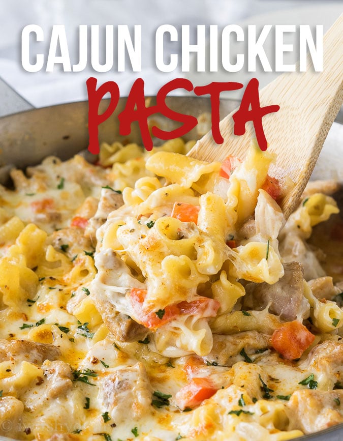 Creamy Cajun Chicken Pasta Skillet - I Wash You Dry