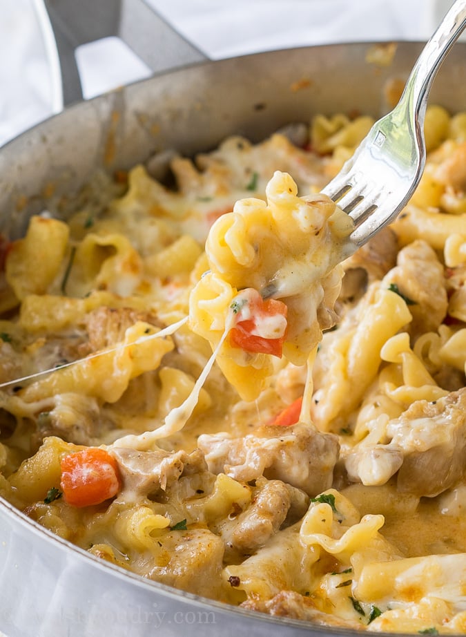 Creamy Cajun Chicken Pasta Skillet - I Wash You Dry