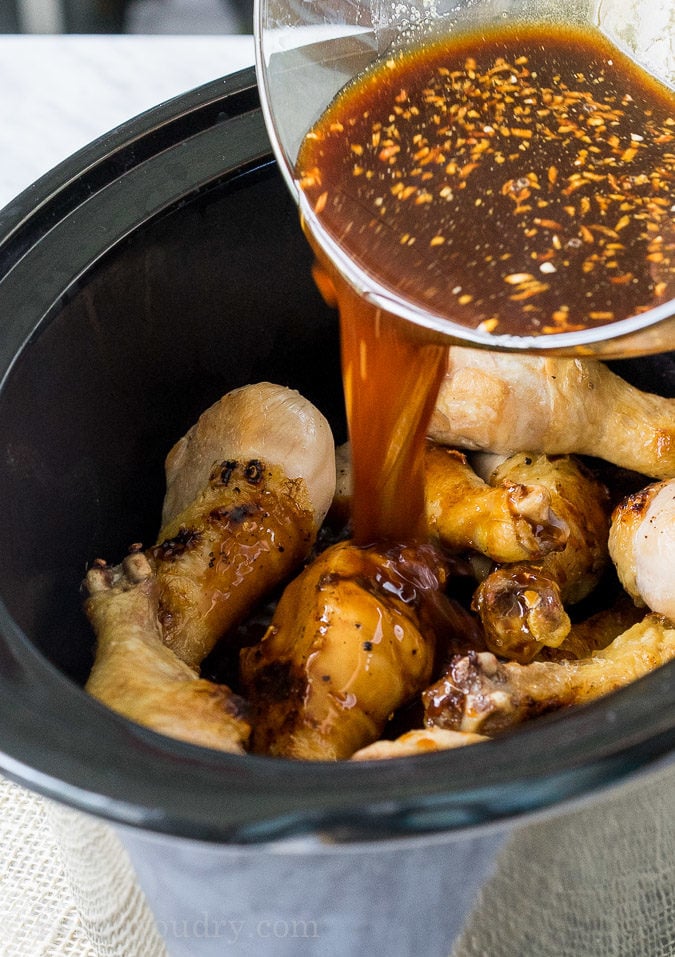 This Slow Cooker Teriyaki Chicken recipe is super quick and results in better than take-out flavors! 