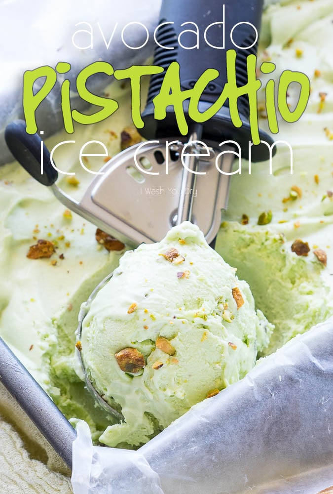 Wow! you can not believe how creamy this NO CHURN Avocado Pistachio Ice Cream is! You can't taste the avocado, it just makes the ice cream extra creamy!