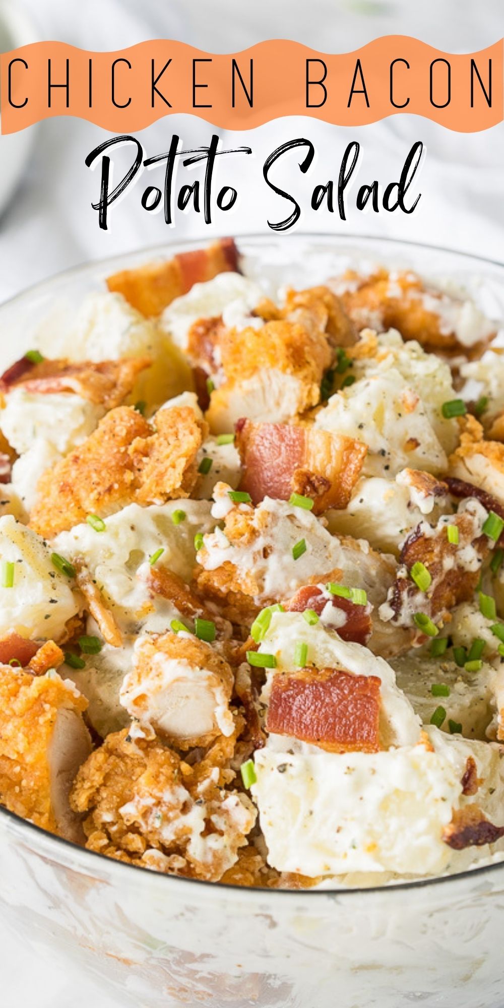 Chicken Bacon Ranch Potato Salad - I Wash You Dry