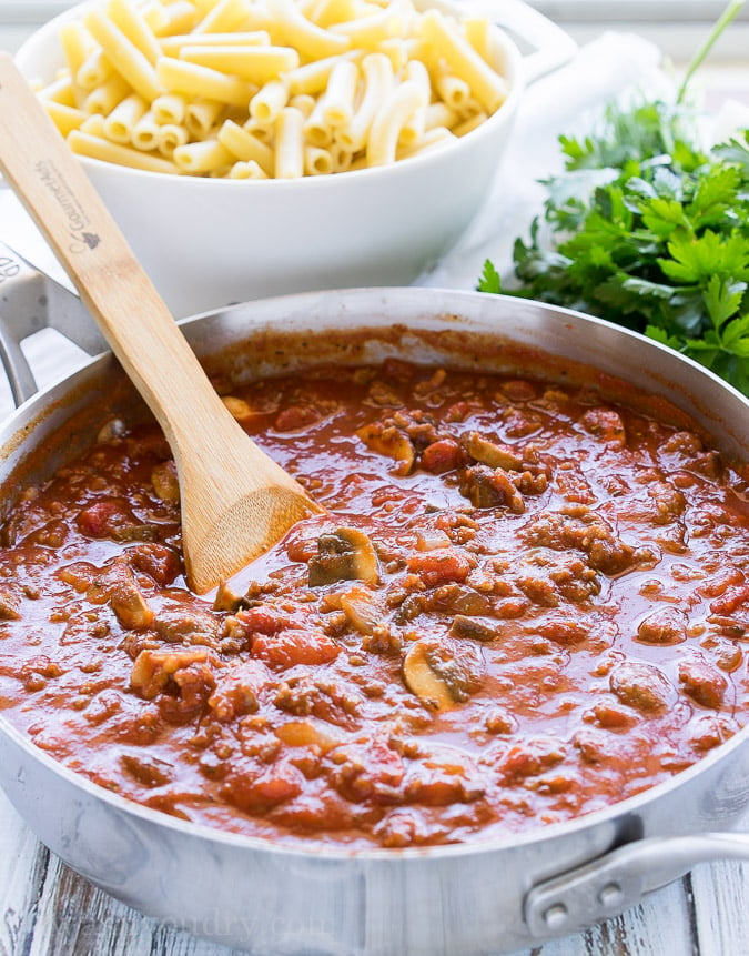 I love this Freezer Friendly Baked Ziti recipe! It's perfect for dinners in a pinch or for taking to others in need!