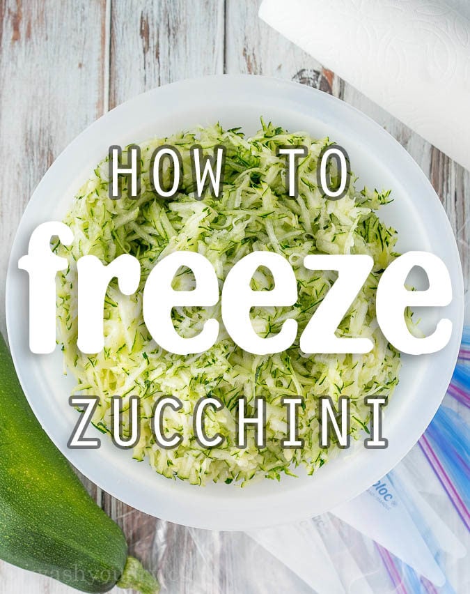 This is such a clever idea on how to freeze my surplus of zucchini from my garden!