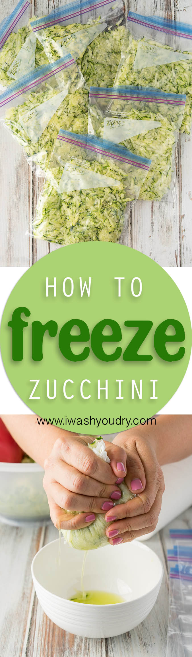 This is such a clever idea on how to freeze my surplus of zucchini from my garden!
