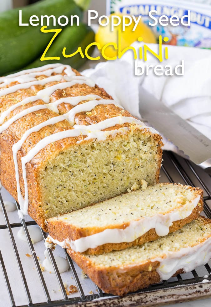 Lemon Poppy Seed Zucchini Bread - I Wash You Dry