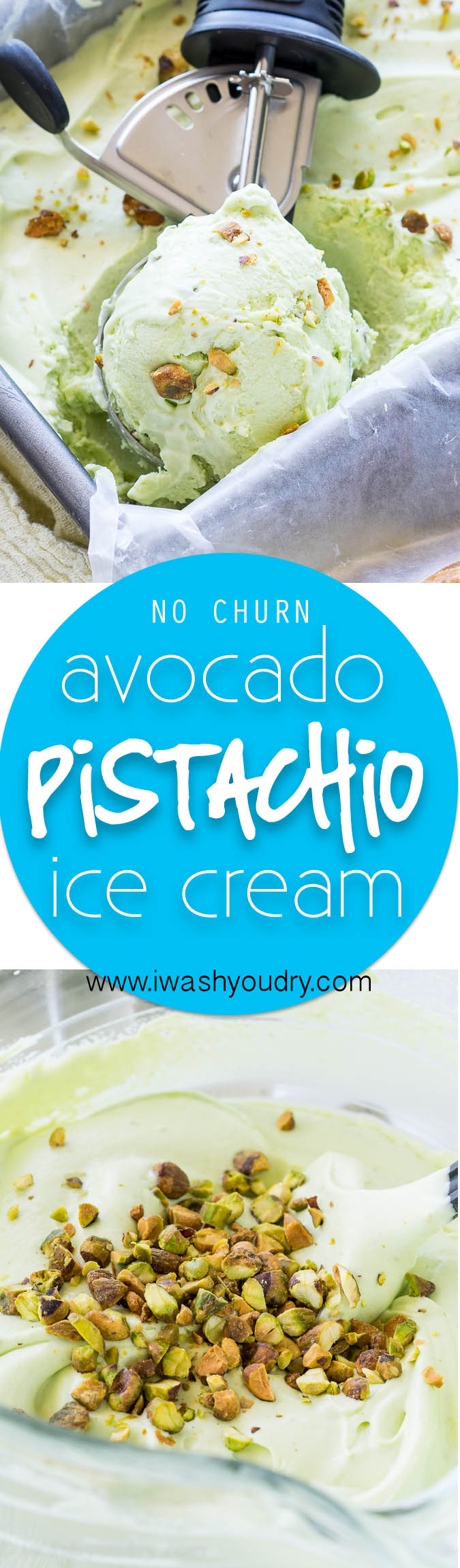 Wow! you can not believe how creamy this NO CHURN Avocado Pistachio Ice Cream is! You can't taste the avocado, it just makes the ice cream extra creamy!