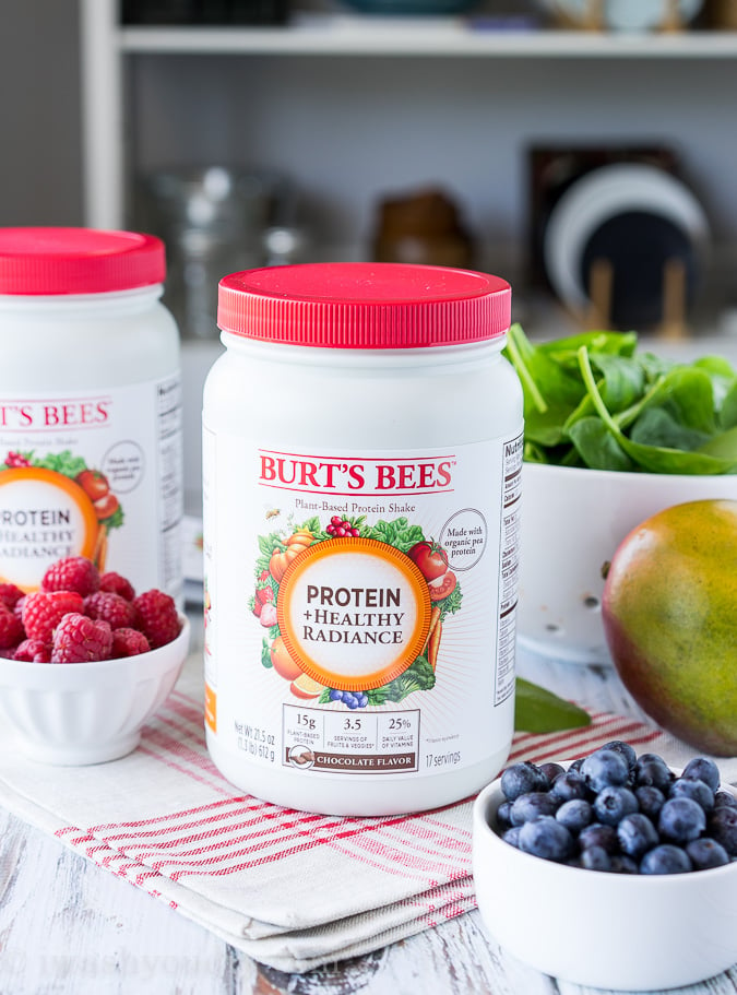 Burt's Bees Protein +Heathly Radiance Protein Powder in Chocolate and Vanilla!