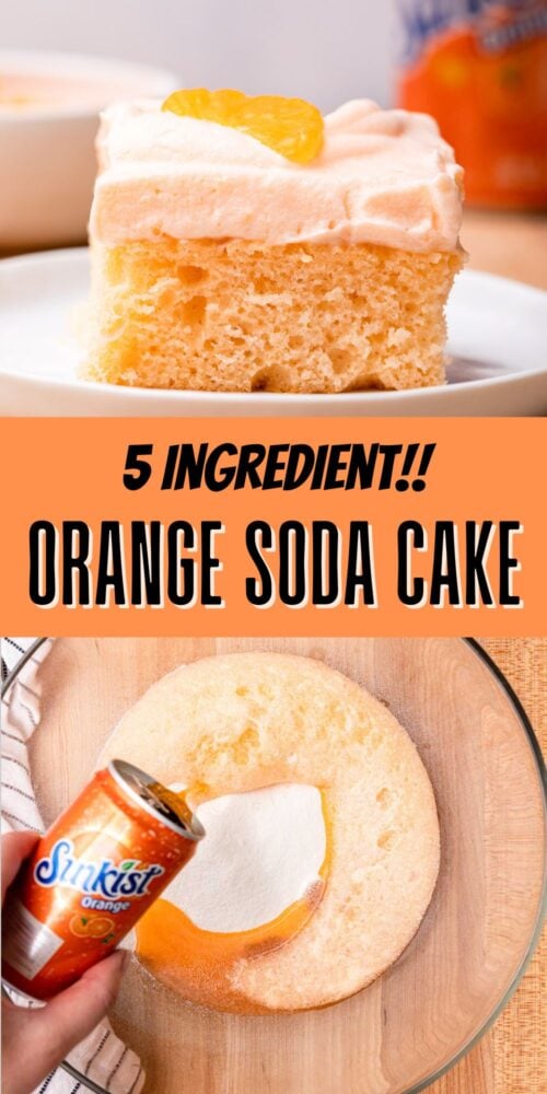 crush orange layer cake