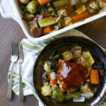 Barbecue Roasted Chicken Thighs with Vegetables
