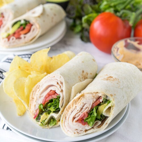 Cajun Turkey Avocado Wraps - I Wash You Dry