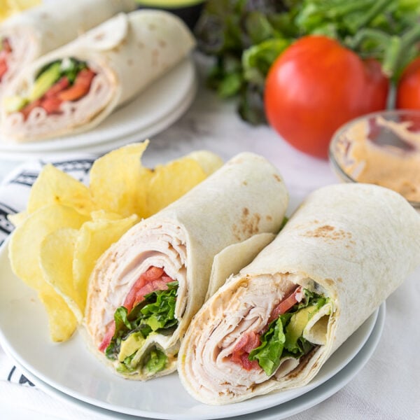 Cajun Turkey Avocado Wraps I Wash You Dry