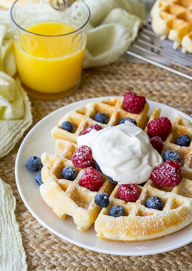 Classic Waffle Recipe I Wash You Dry