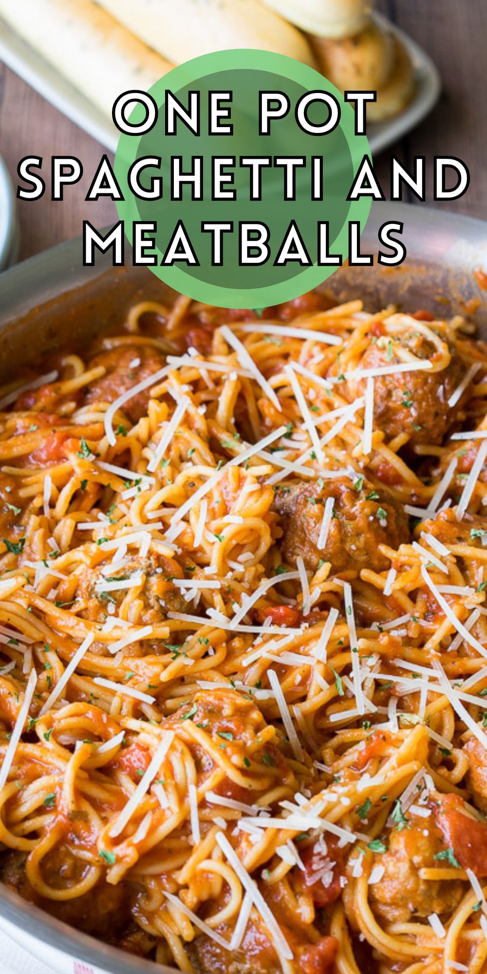 One Pot Spaghetti and Meatballs - I Wash You Dry