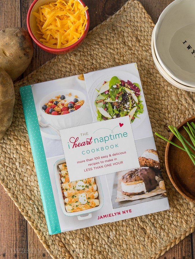 The I Heart Naptime Cookbook is filled with delicious recipes that are quick and easy!