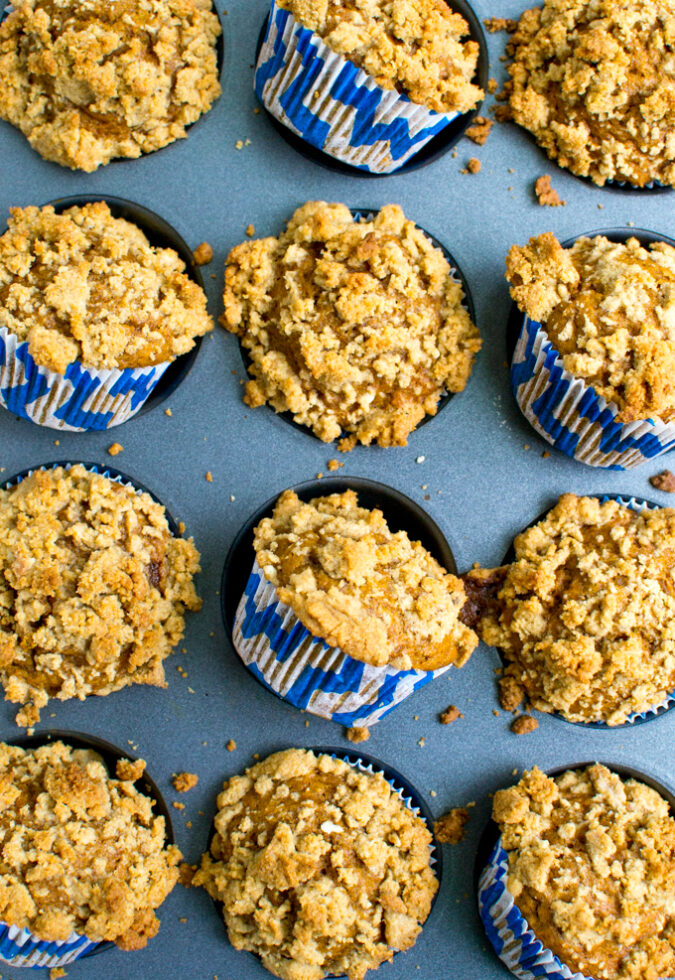 Pumpkin Crumb Muffins