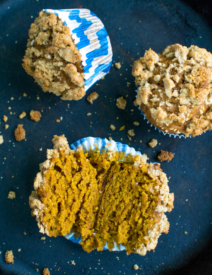 Pumpkin Crumb Muffins