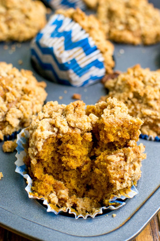 Pumpkin Crumb Muffins