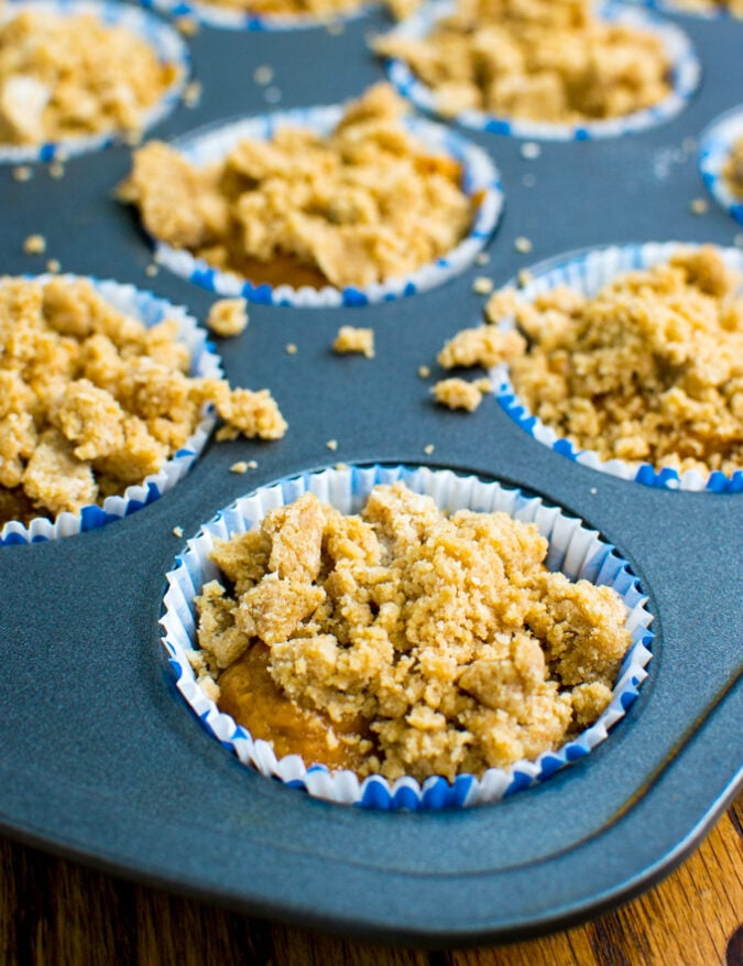 Pumpkin Crumb Muffins